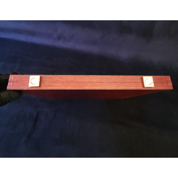 Rare Windsor Mint Collector Coin Holder Box Cherry Wood Presentation Wooden Box - Picture 8 of 8